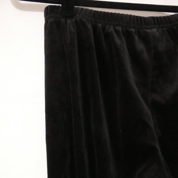 Unbranded | small | Black Velour Relaxed Fit Loungewear Pants - Picture 10 of 16